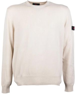 Peuterey Patch Knitted Sweater - White