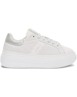 Furla 50Mm Nuage Lace-Up Platform Trainers - White
