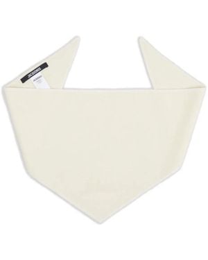 Jacquemus Triangular Shape Scarf - ホワイト