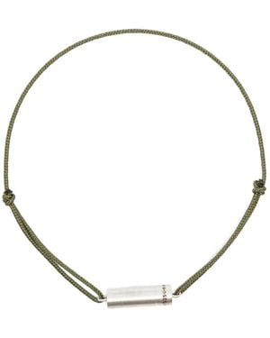 Le Gramme Bracciale Con Logo Inciso - Metallizzato