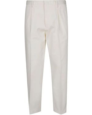 Alpha Industries Pleated Cotton Pants - White