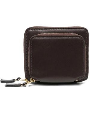 Comme des Garçons Zip-Around Leather Wallet - Black
