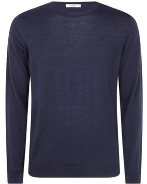 Nuur Round-Neck Jumper - Blue
