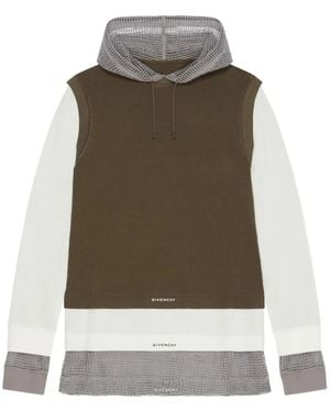 Givenchy Hoodie À Détail De Logo - Natural