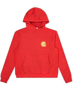 Eric Emanuel Basic Logo-Print Hoodie - Red