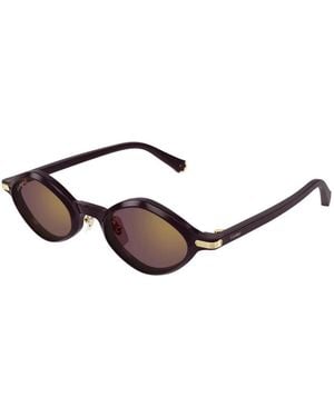 Cartier Occhiali Da Sole Geometrici - Nero