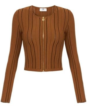 Elisabetta Franchi Cardigan - Brown