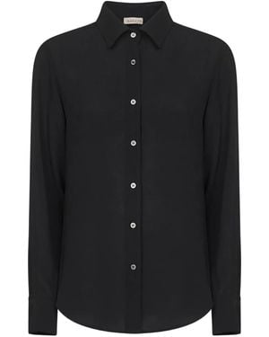 Blanca Vita Button-Fastening Shirt - Black