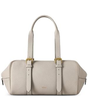 Mulberry Boston Leather Shoulder Bag - Natural