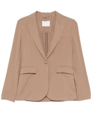 Circolo 1901 Single-Breasted Jacket - Natural