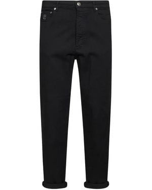 Brunello Cucinelli Solomeo Crest Jeans - Black