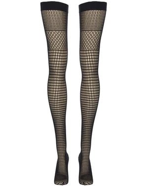 Wolford Mosaic Net Strumpfhose - Schwarz