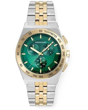 Ferragamo Reloj Vega Chrono De 42 Mm - Metálico