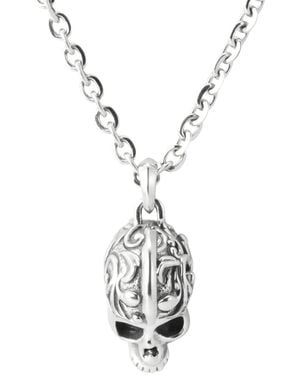 Emanuele Bicocchi Oversize Skull Necklace - White