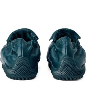 Lacoste Runway Low Set Leather Sneakers - Blue