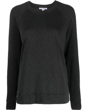 James Perse Pullover Mit Rundhalsausschnitt - Schwarz