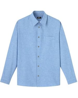 A.P.C. Harris Shirt - Blue