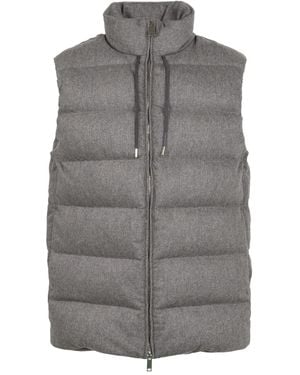 Slowear Zip-Up Padded Jacket - Gray