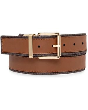 MICHAEL Michael Kors Cinturón Con Hebilla Con Monograma - Marrón