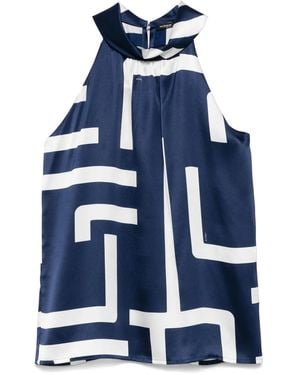 Kiton Silk Top - Blue