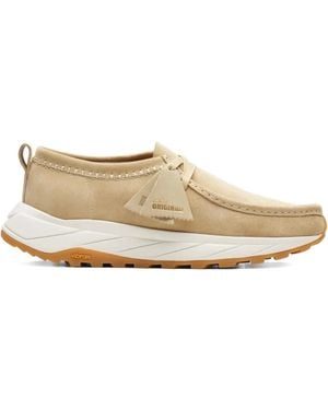 Clarks Sneakers Wallabee Eden "Maple" - Bianco