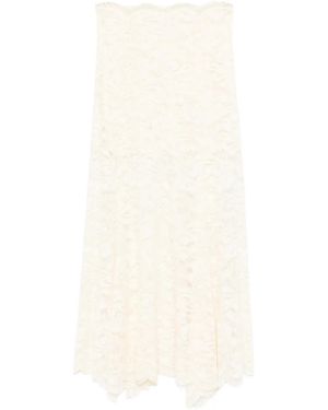 Rabanne Lace Maxi Skirt - White