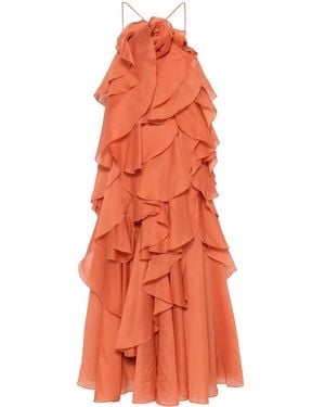 Aje. Pandorea Maxi Dress - Orange