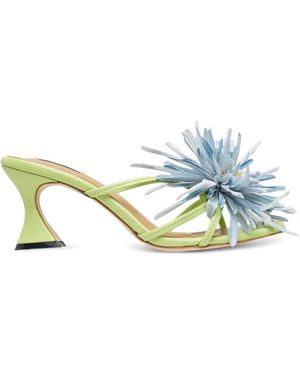 Pace 70Mm Garden Series Mules - Blue