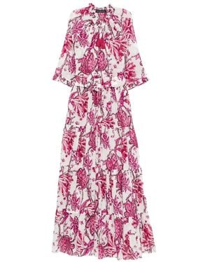 strapless open back dress Trendy Pink Printed Mini Dress | Women's Vacation Dress