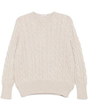 Agnona Jersey de punto de ochos - Blanco