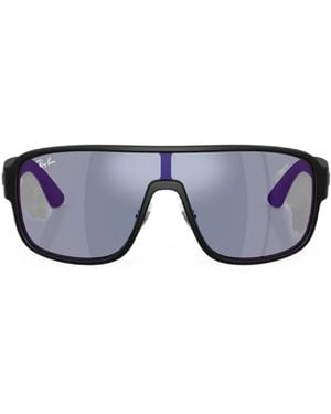 Ray-Ban Sonnenbrille Mit Geometrischem Gestell - Blau