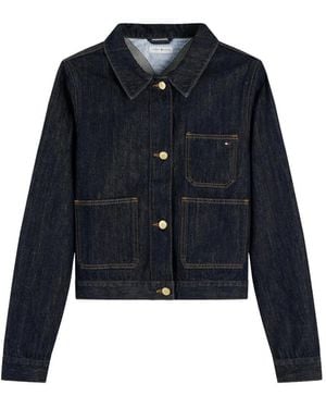 Tommy Hilfiger Button-Up Denim Jacket - Blue