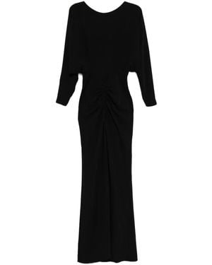 Amsale Dolman Dress - Black