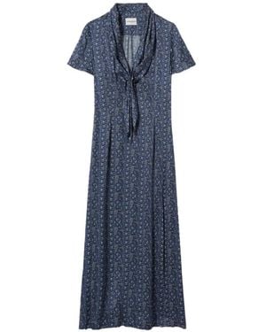 Claudie Pierlot Flowy Dress - Blue