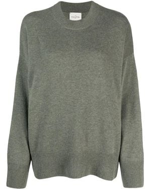 LeKasha Klassischer Kaschmirpullover - Grau