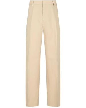 Paul Smith Pleat-Detail Trousers - Natural