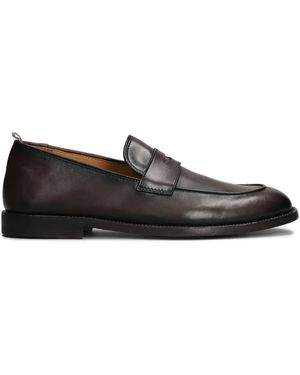 Officine Creative Leather Loafers - Black
