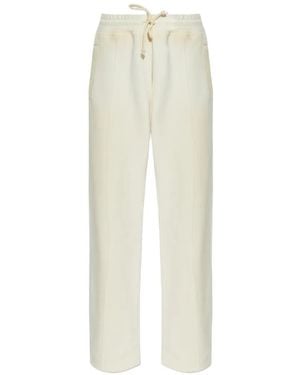 Golden Goose Drawstring Track Trousers - White