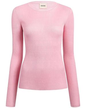 KHAITE Mosi Top - Pink