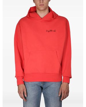 sunflower Logo Hooded Sweatshirt - Red