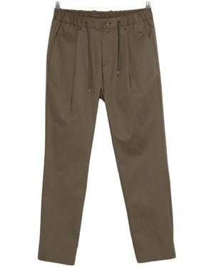 Herno Drawstring Pleated Trousers - Grey