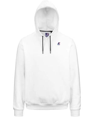 K-Way Hoodie Mit Logo-Print - Weiß