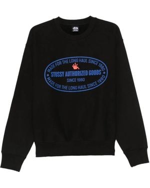 Stussy Authorized Sweatshirt - Black