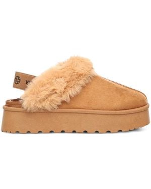 V73 Sophie Platform Mules - Brown