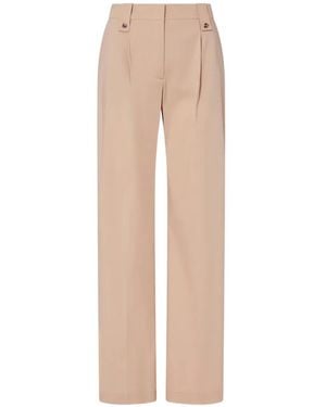 Liu Jo Pantalon Plissé À Boutons Décoratifs - White