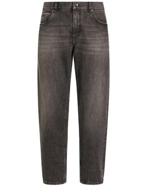 Dolce & Gabbana Denim Trousers - Grey