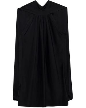 Jonathan Simkhai Toni Mini-Jurk Met Capedetail - Zwart