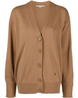 Stella McCartney Iconic ウールカーディガン - ブラウン