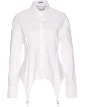 Jean Paul Gaultier Porte Jaretekkes Shirt - White
