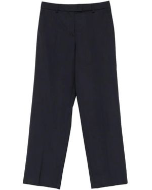 Manuel Ritz Pressed-Crease Tailored Pants - Blue